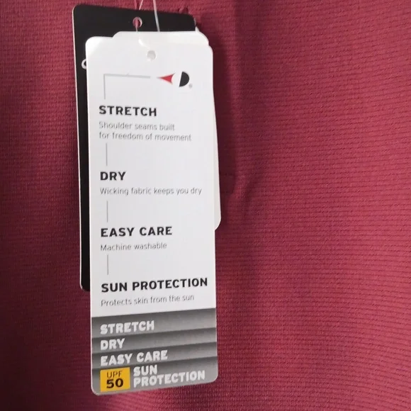 Men Burgundy Polo Size XXL-EEG - Picture 3 of 4